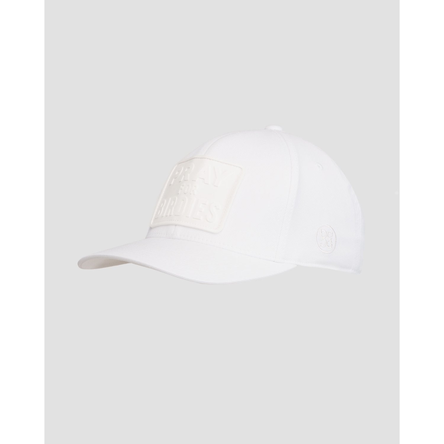 Biała Czapka Z Daszkiem G/fore Monochrome Pray For Birdies Stretch Twill Snapback