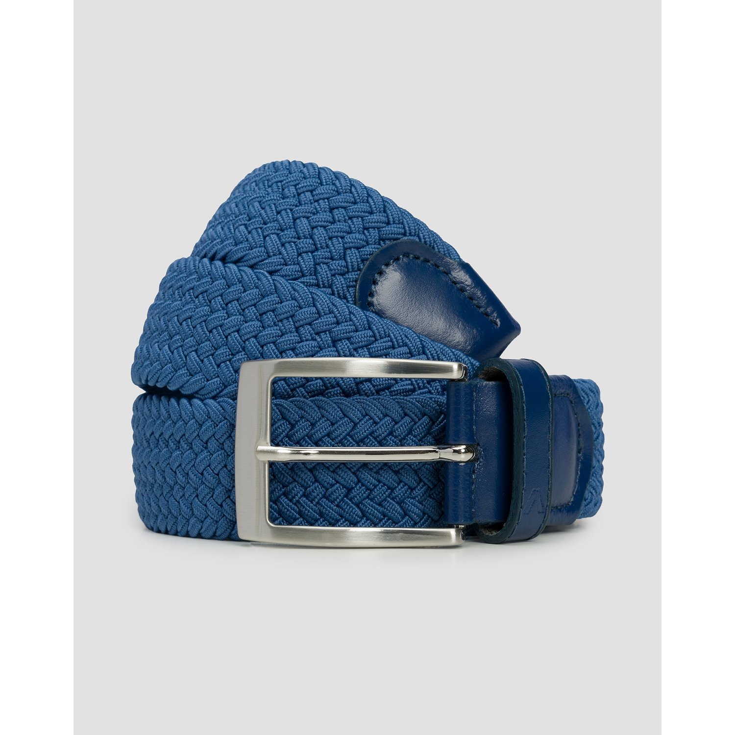 Niebieski Pasek Męski Alberto Basic Braided