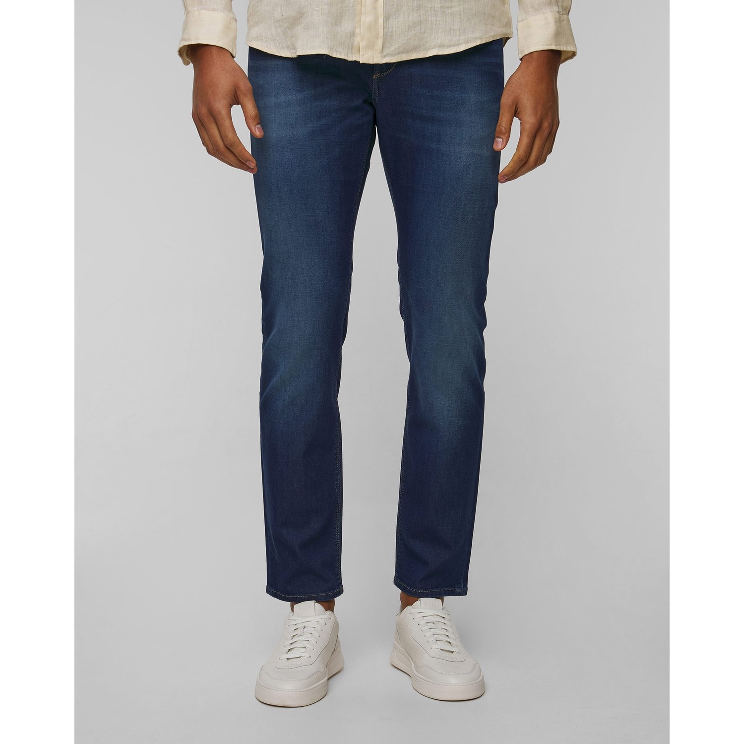 Spodnie Jeansowe Męskie Alberto Slim