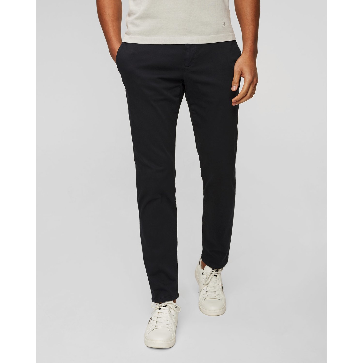 Granatowe Spodnie Męskie Alberto Rob-coloured Denim