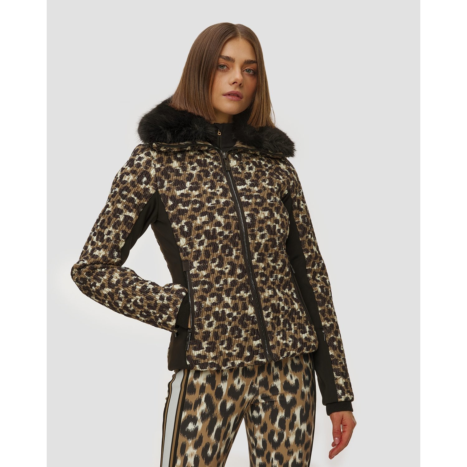 Kurtka Narciarska Damska Fusalp Montana Leopard