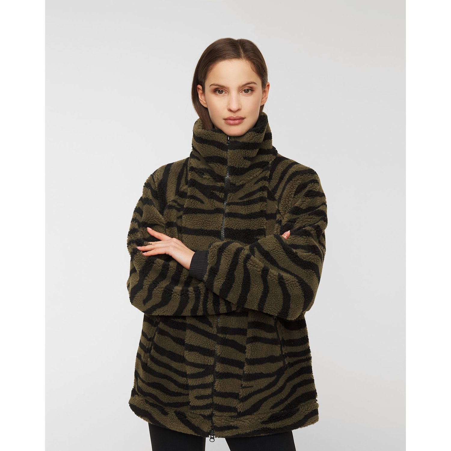 Kurtka Pluszowa Adidas By Stella Mccartney Fz Fl Jkt
