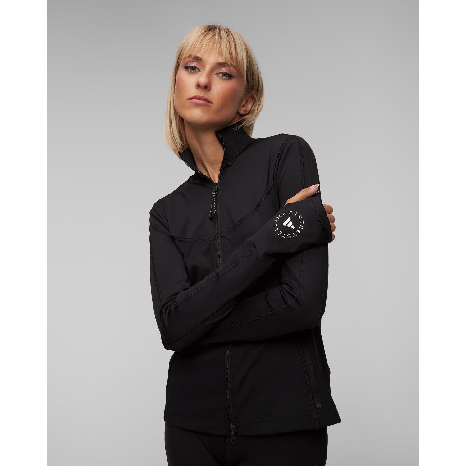 Czarna Bluza Damska Adidas By Stella Mccartney Asmc Tpr Midl