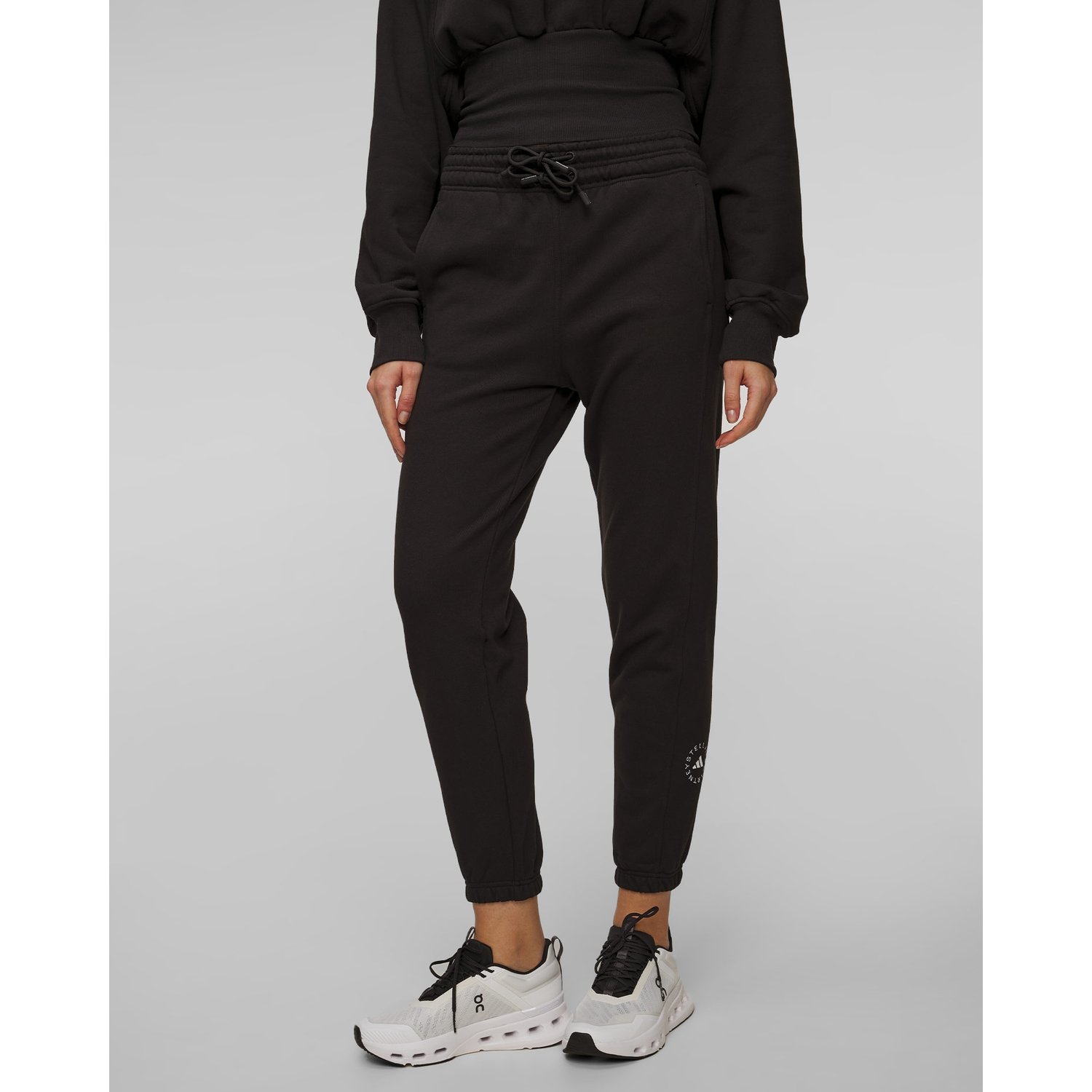 Czarne Spodnie Dresowe Damskie Adidas By Stella Mccartney