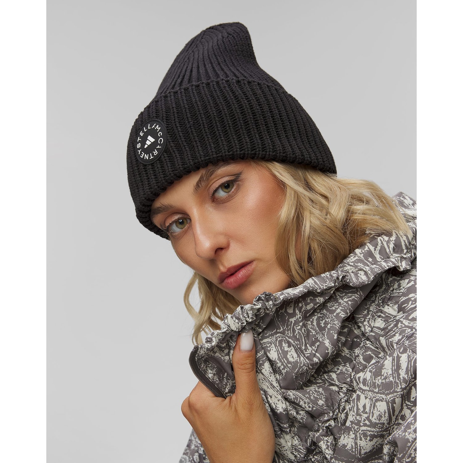 Czapka damska Stella McCartney Beanie czarna