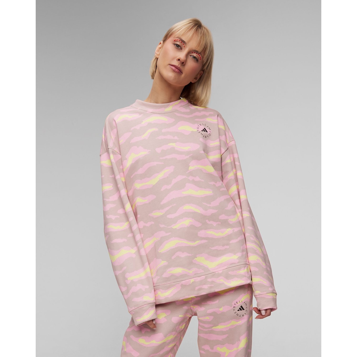 Bluza Z Bawełny Organicznej Damska Adidas By Stella Mccartney Asmc