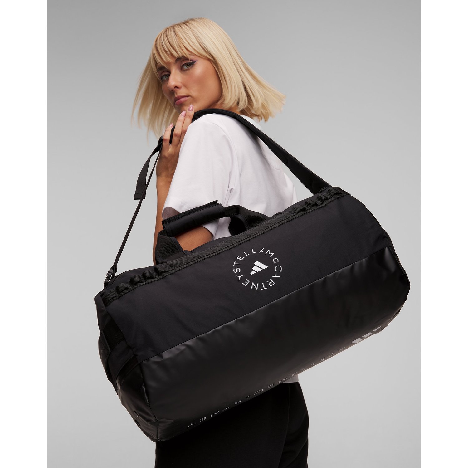 Torba Sportowa Damska Adidas By Stella Mccartney 24/7 Czarna 35l