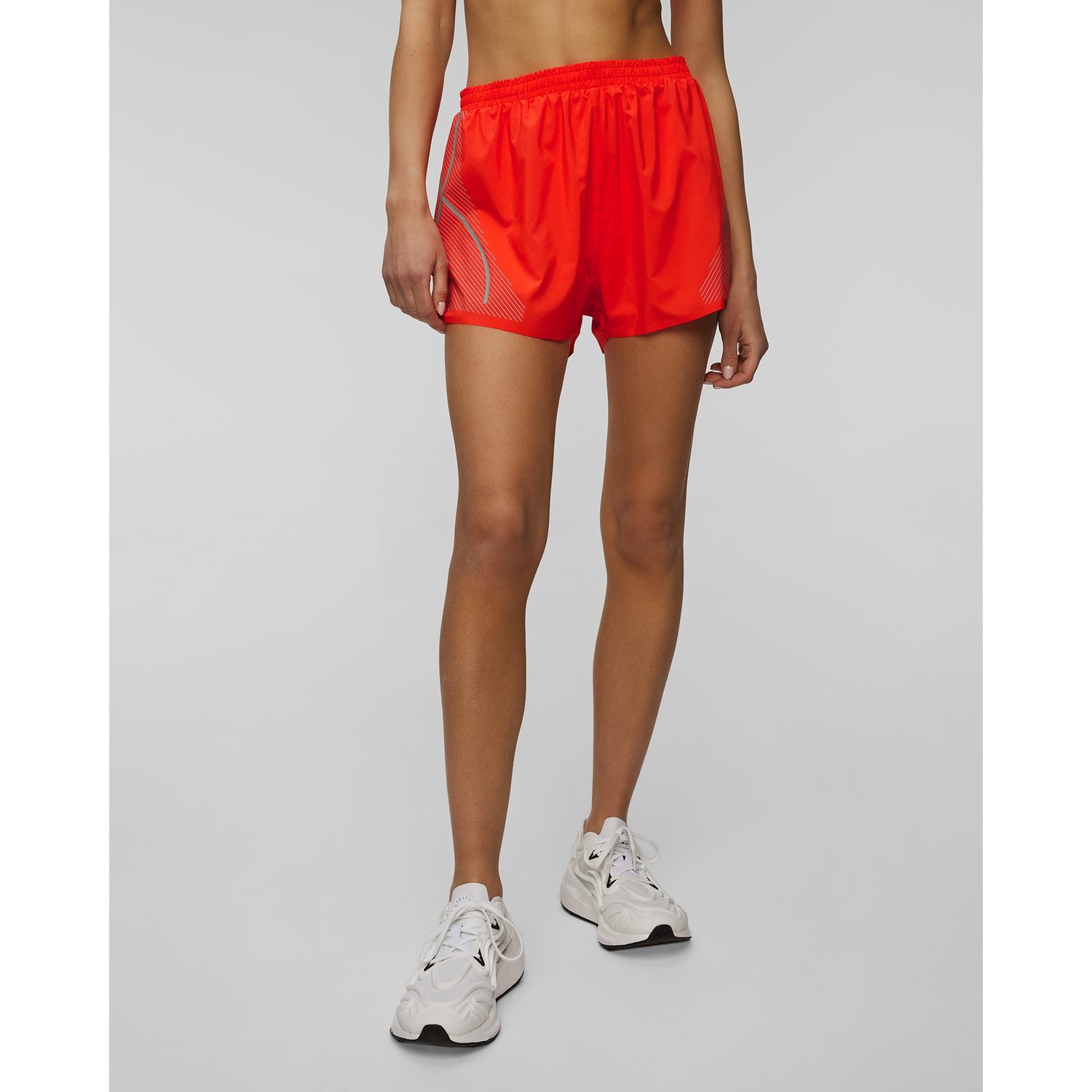 Czerwone Szorty Treningowe Damskie Adidas By Stella Mccartney Truepace