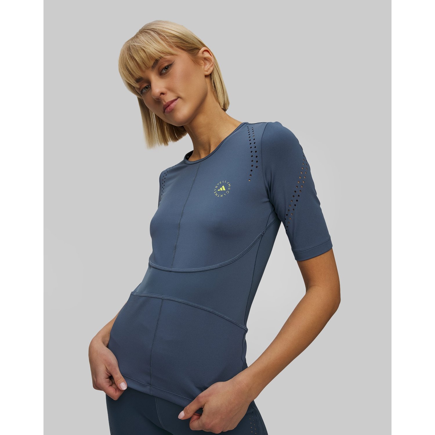 Turkusowa Koszulka Damska Adidas By Stella Mccartney Truepurpose