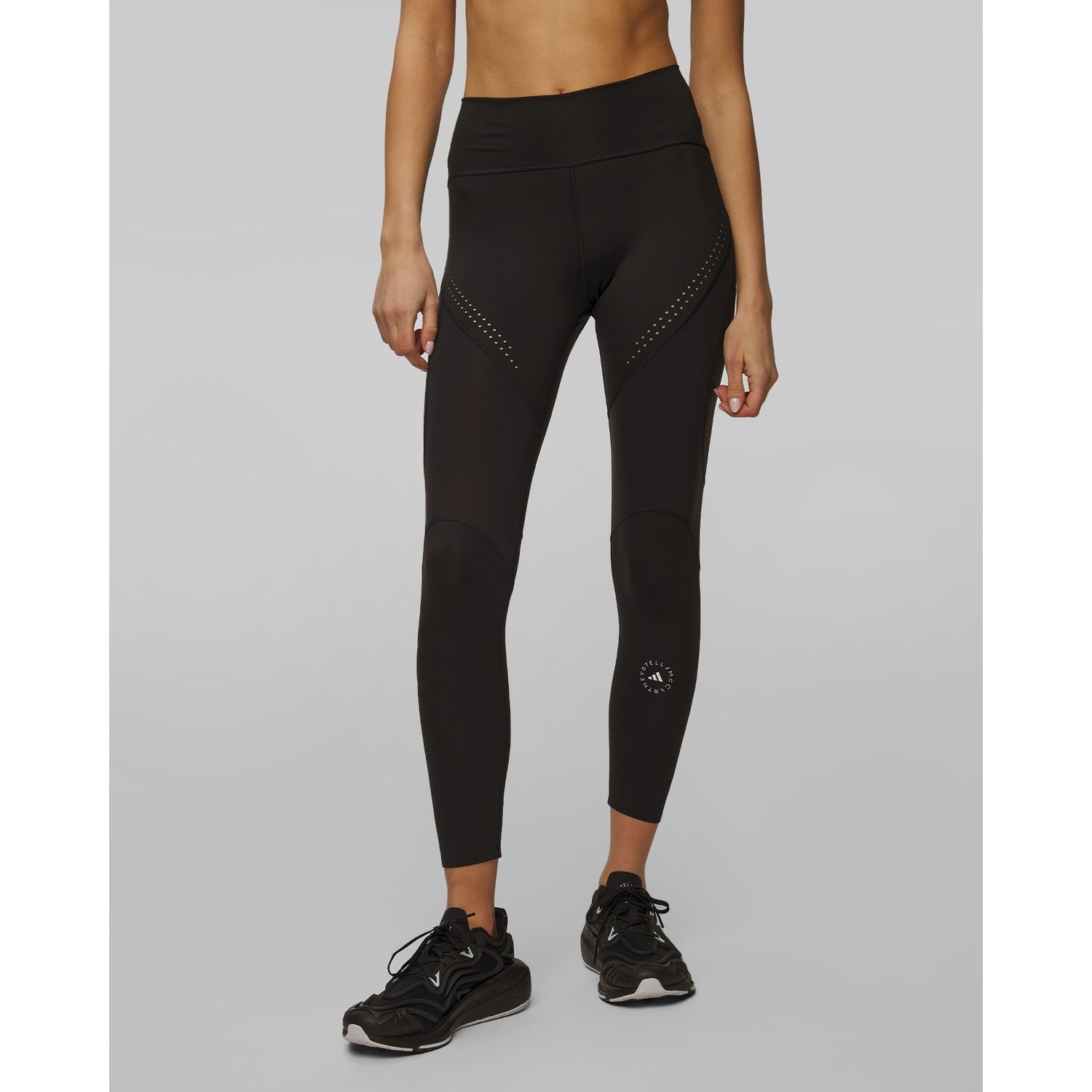 Czarne Leginsy Treningowe Damskie Adidas By Stella Mccartney Truepurpose Optime Training 7/8
