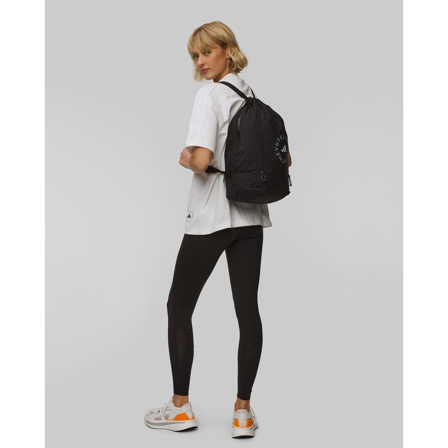 Torba Damska Adidas By Stella Mccartney Gymsack Czarna 25l