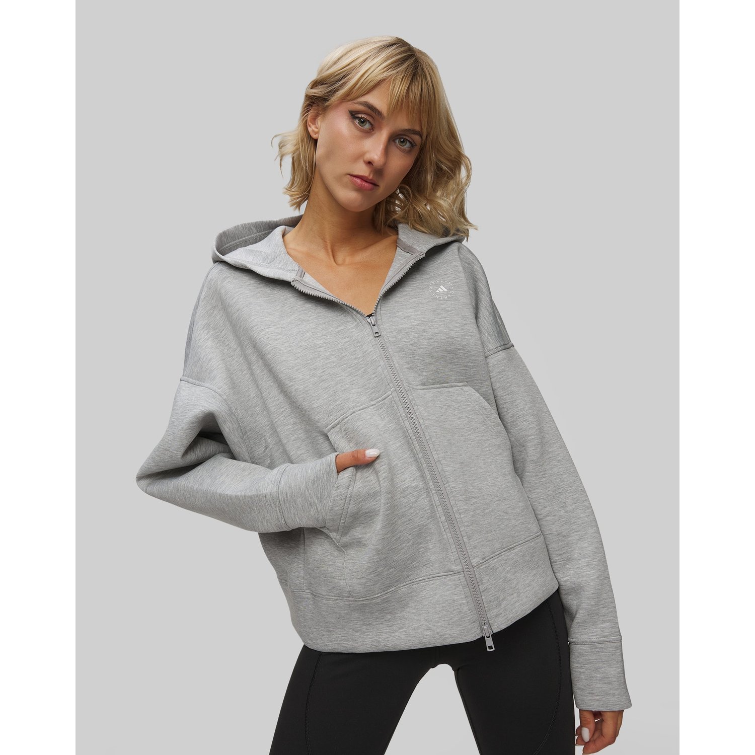Szara Bluza Damska Adidas By Stella Mccartney Scuba