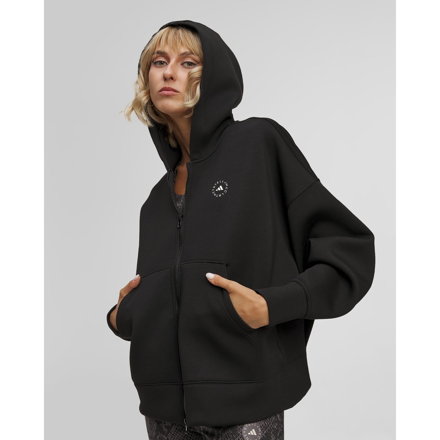 Czarna bluza damska Adidas by Stella McCartney Scuba
