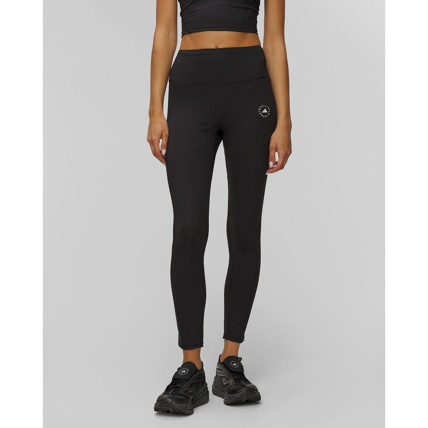 Czarne Leginsy Damskie Adidas By Stella Mccartney Truestrength 7/8