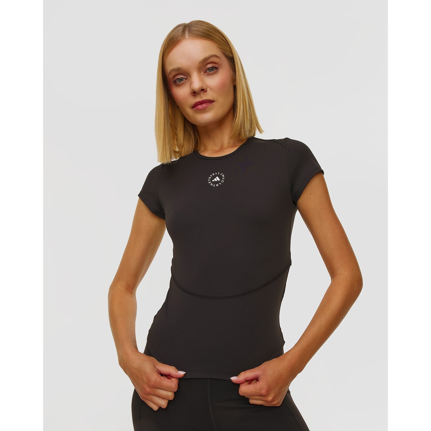Czarna Koszulka Treningowa Damska Adidas By Stella Mccartney Truepurpose
