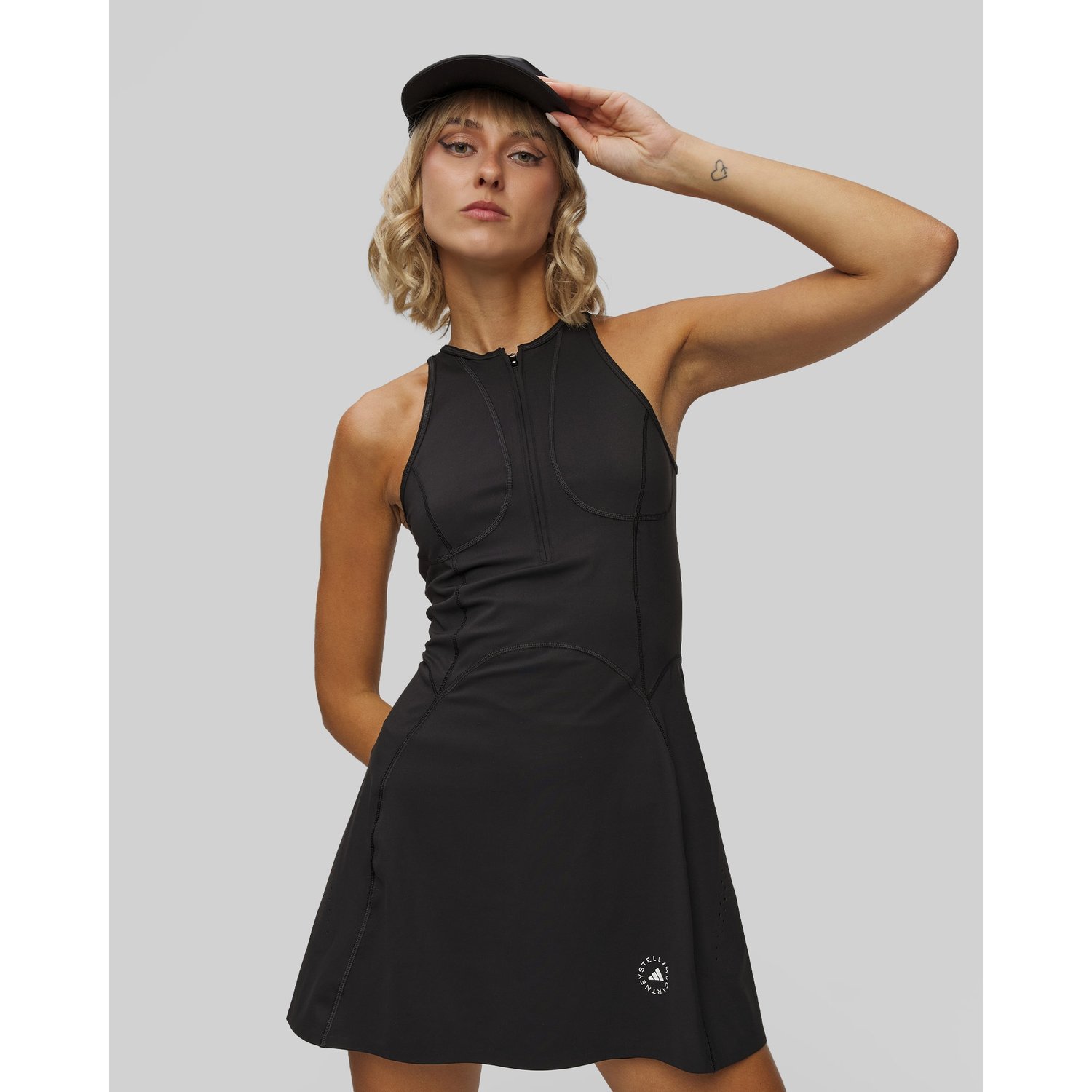 Czarna Sukienka Tenisowa Damska Adidas By Stella Mccartney Truepurpose Tennis Dress