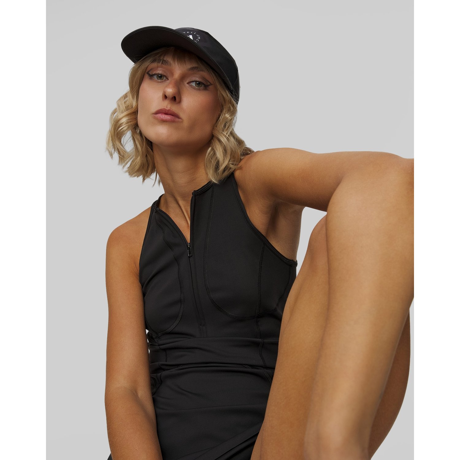 Daszek damski Adidas by Stella McCartney Visor czarny