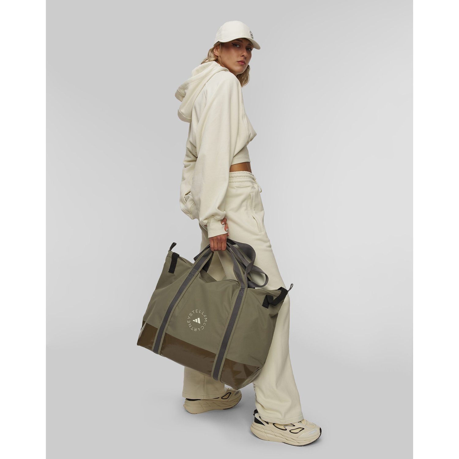 Torba Sportowa Damska Adidas By Stella Mccartney Tote Khaki