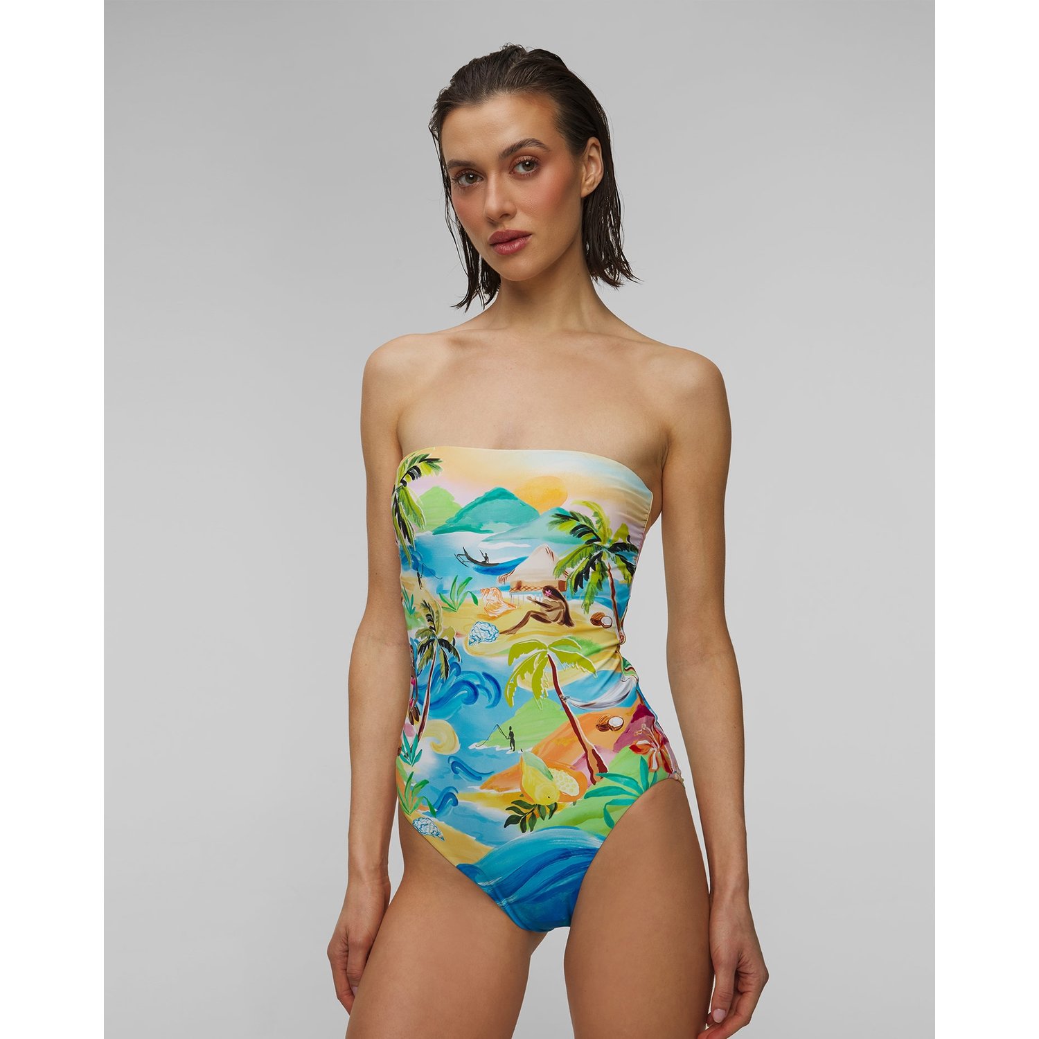 Jednoczęściowy Strój Kapielowy Damski Seafolly Bandeau One Piece