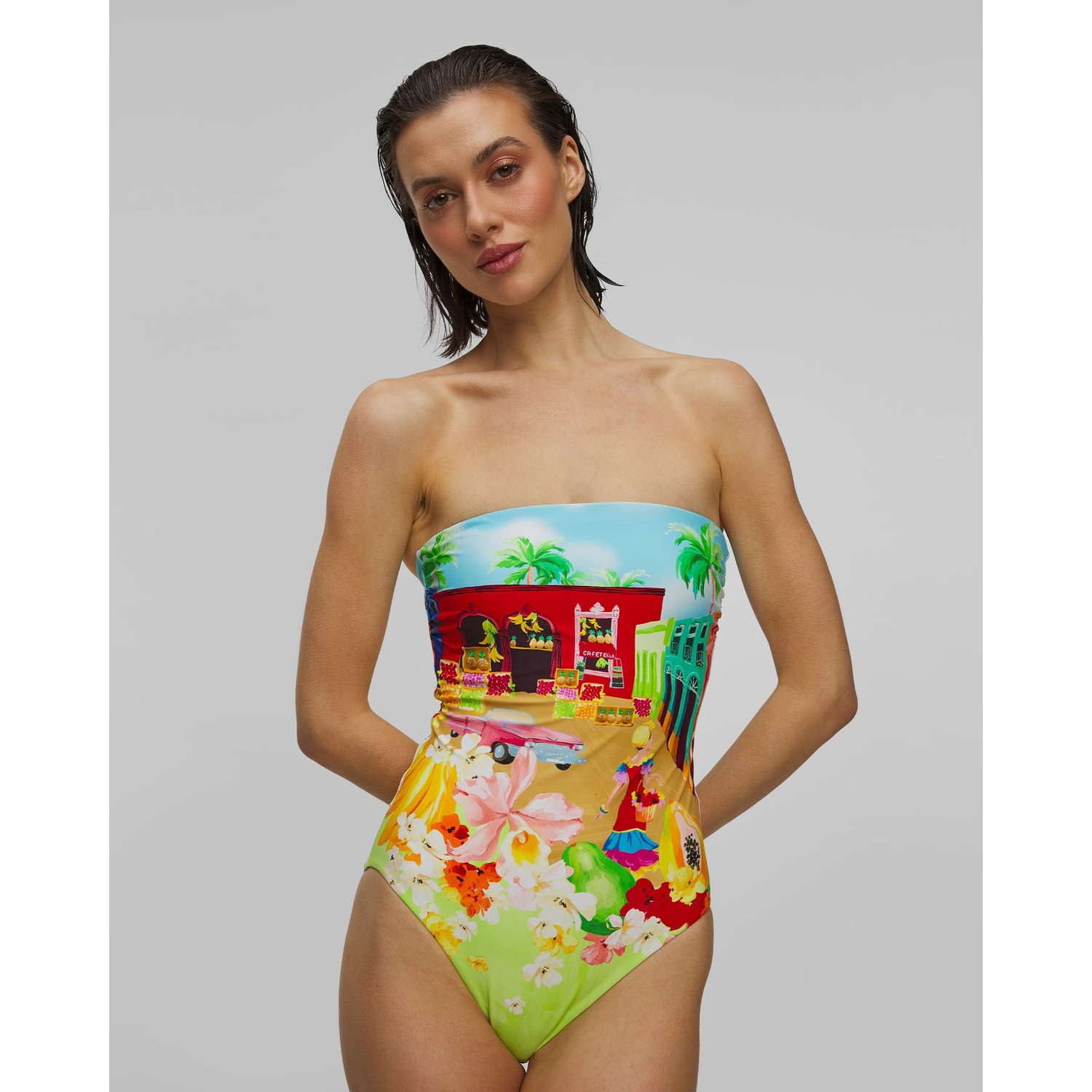 Jednoczęściowy Strój Kapielowy Damski Seafolly Bandeau One Piece