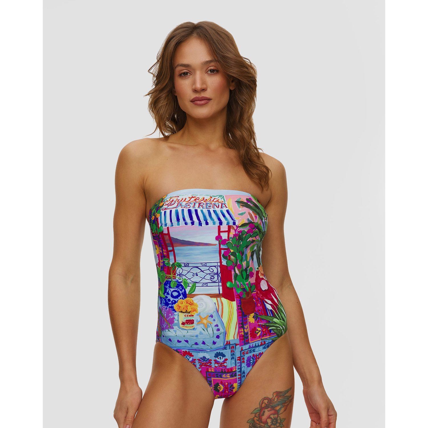 Strój Kąpielowy Jednoczęściowy Damski Seafolly Bandeau One Piece