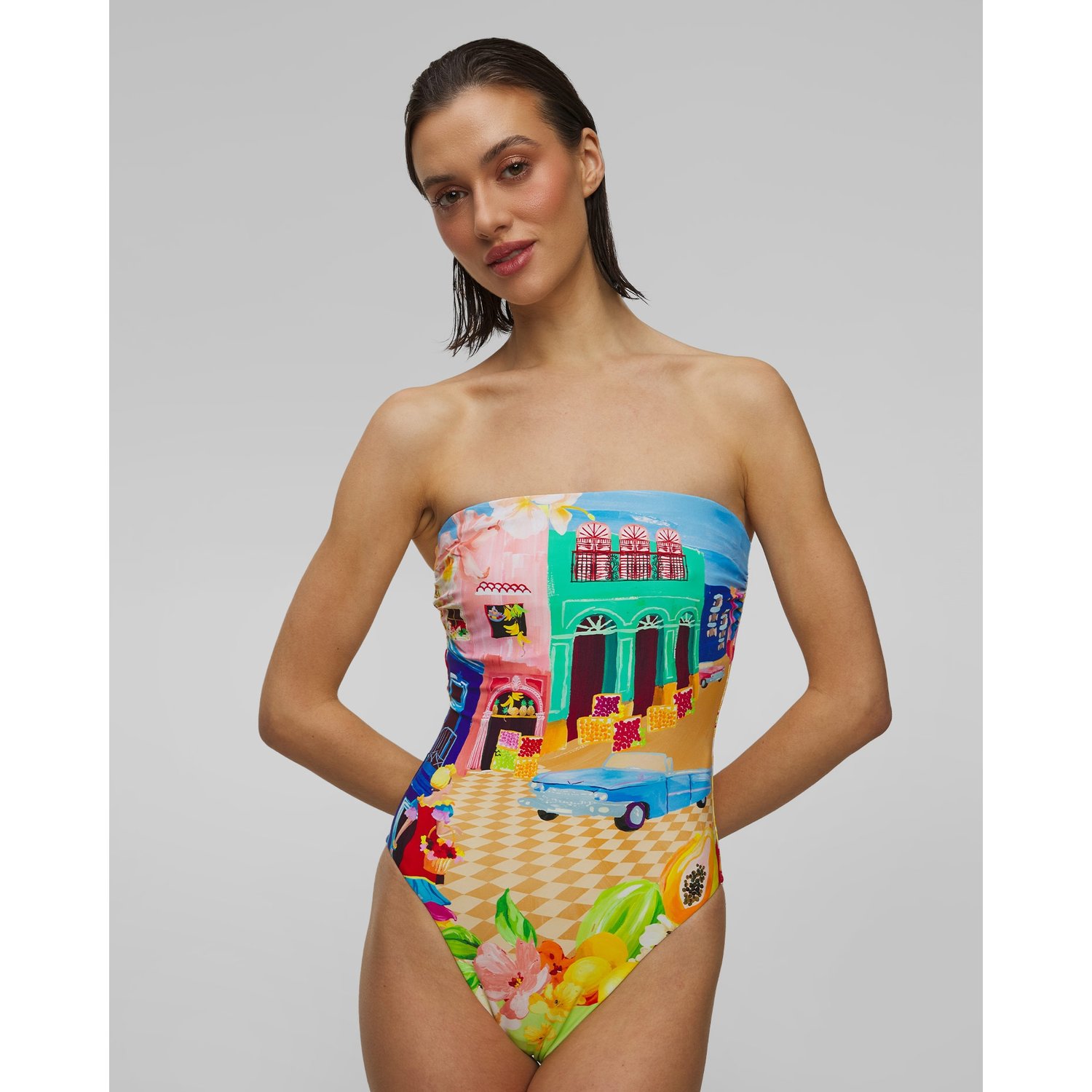 Jednoczęściowy Strój Kapielowy Damski Seafolly Dd Bandeau One Piece