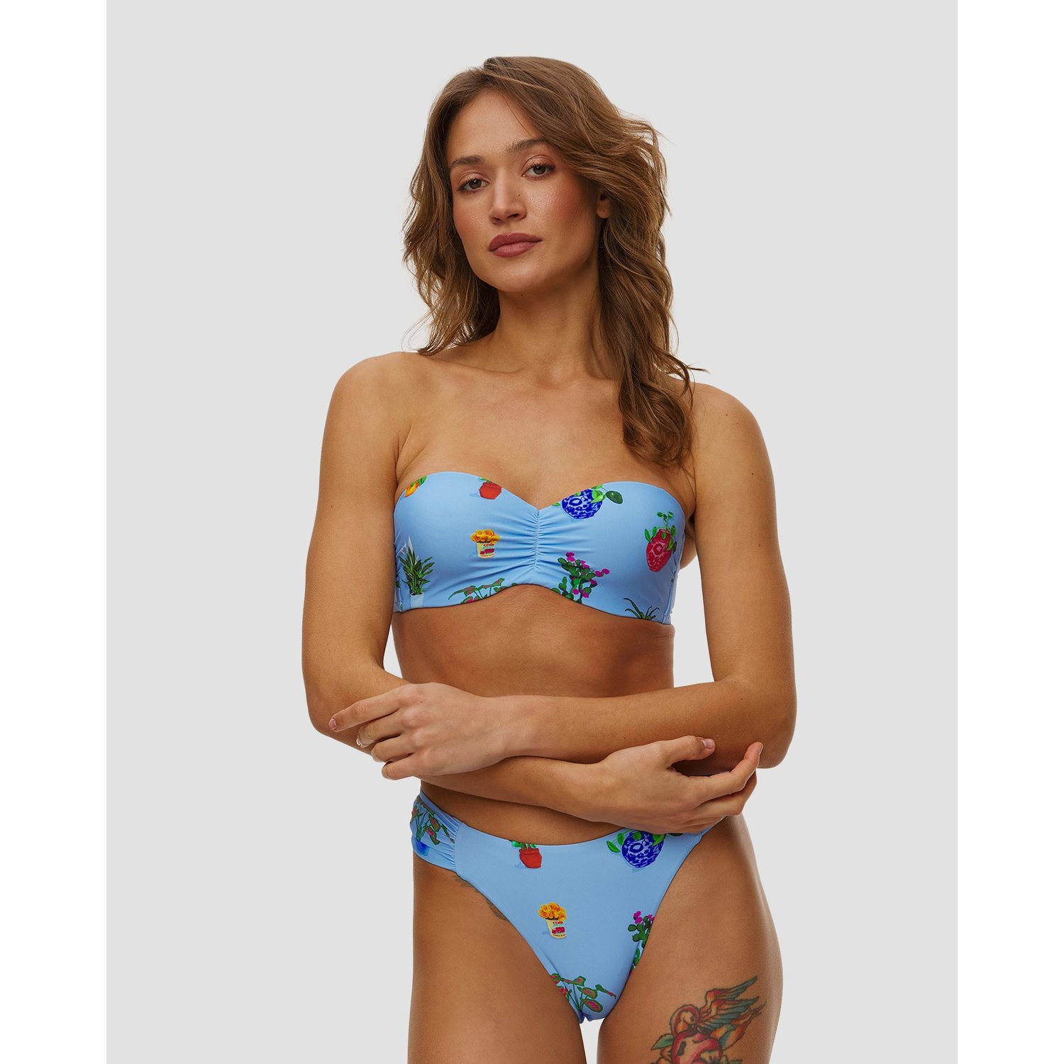 Góra Od Bikini Damska Seafolly Bustier Bandeau