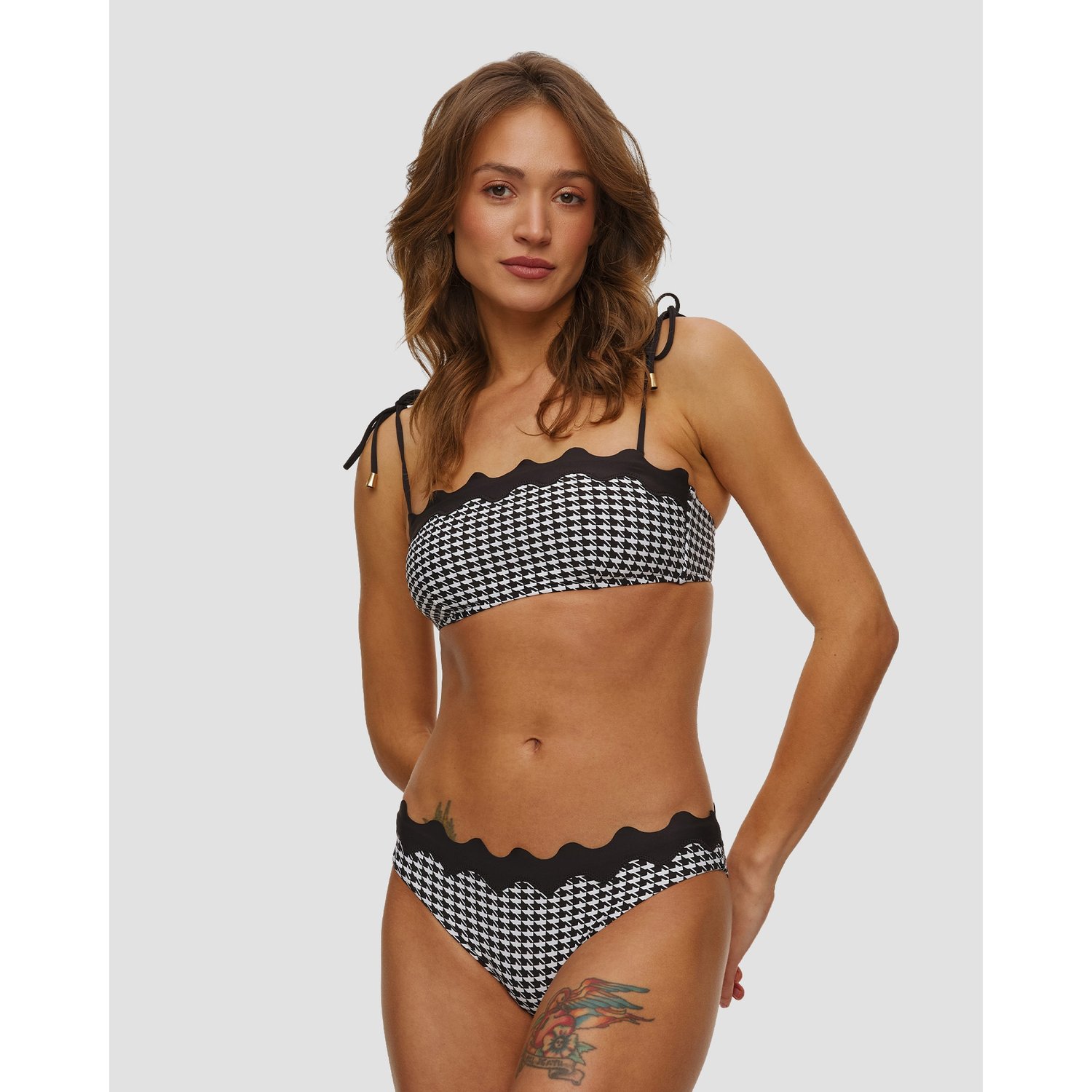 Góra Od Stroju Kąpielowego Damska Seafolly Ric Rac Bustier Bandeau