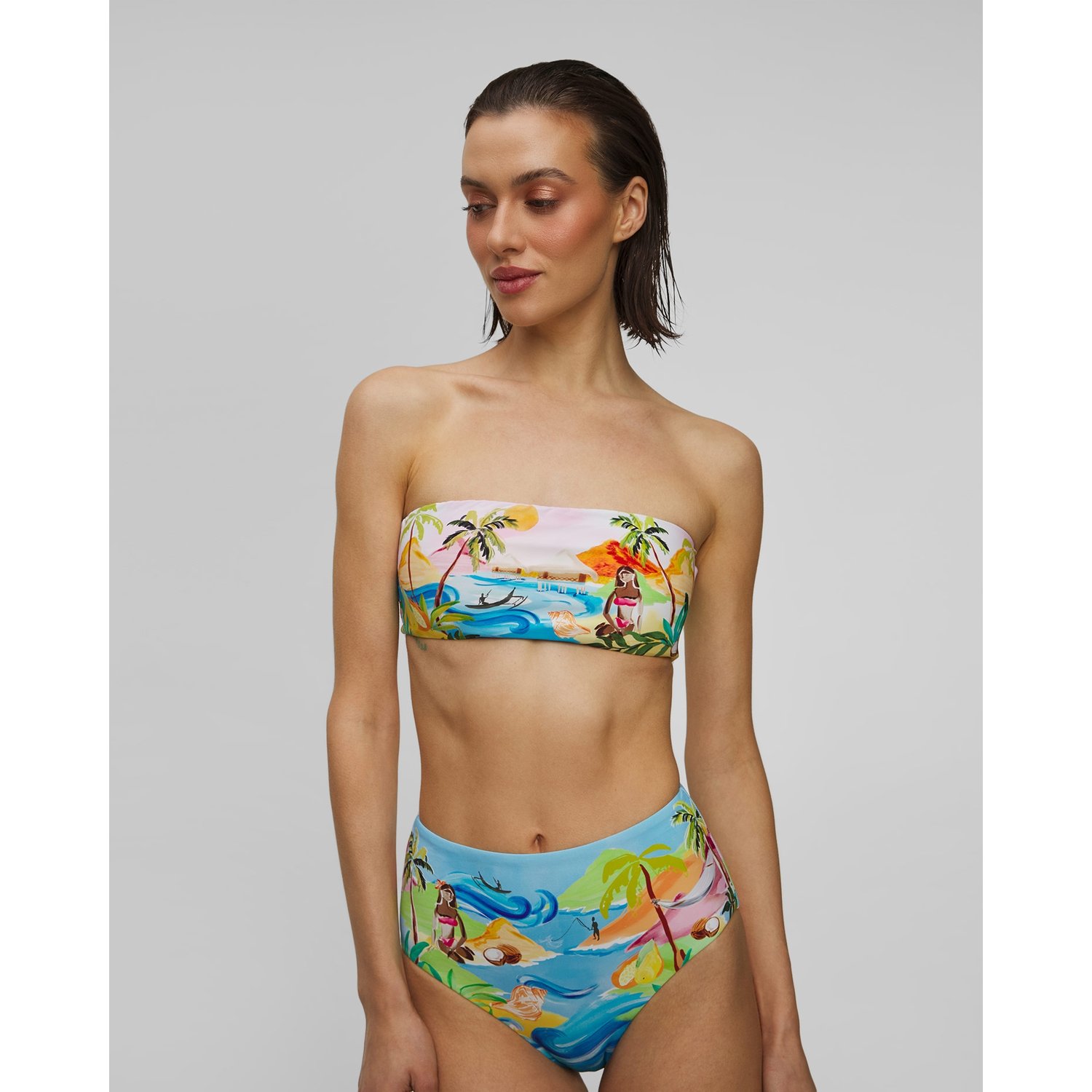 Góra Stroju Kąpielowego Damska Seafolly Bandeau