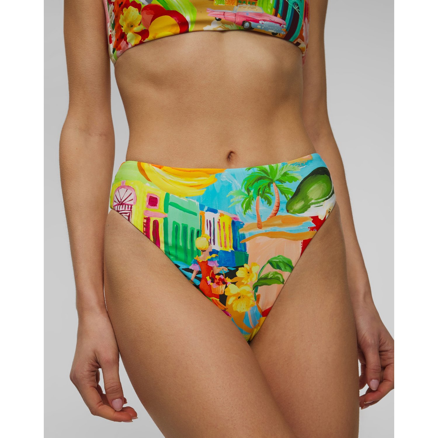 Dół Stroju Kąpielowego Z Wysokim Stanem Damski Seafolly High Rise Pant
