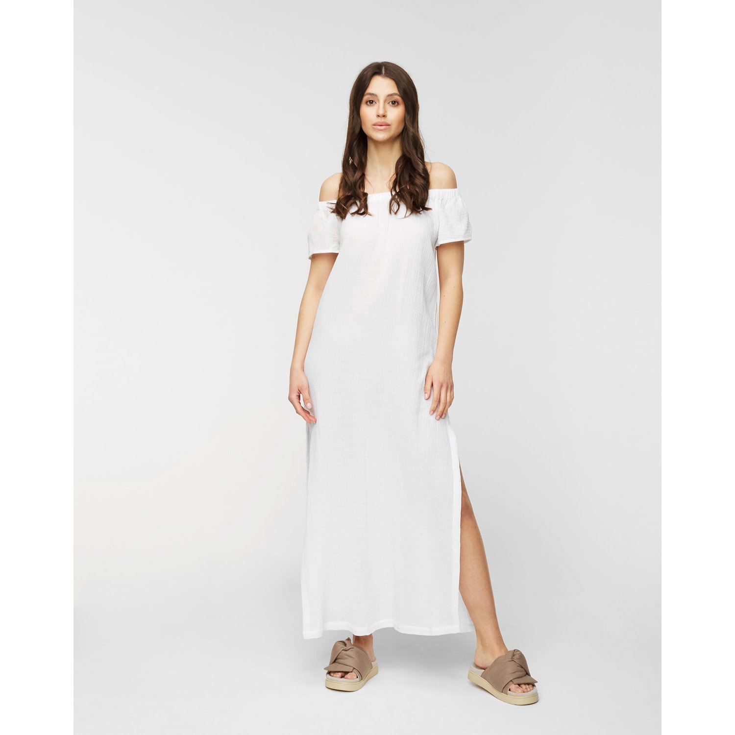 Sukienka Seafolly Double Cloth Strapless Dress