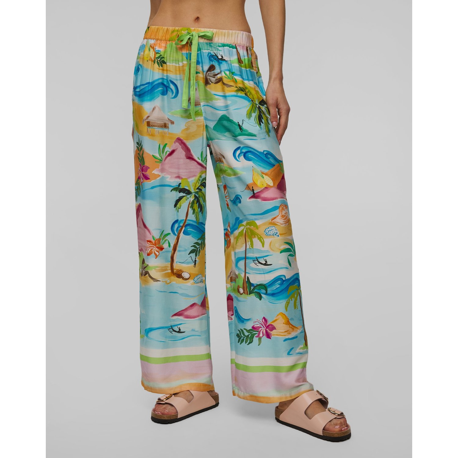Jedwabne Spodnie Damskie Seafolly South Pacific Pant