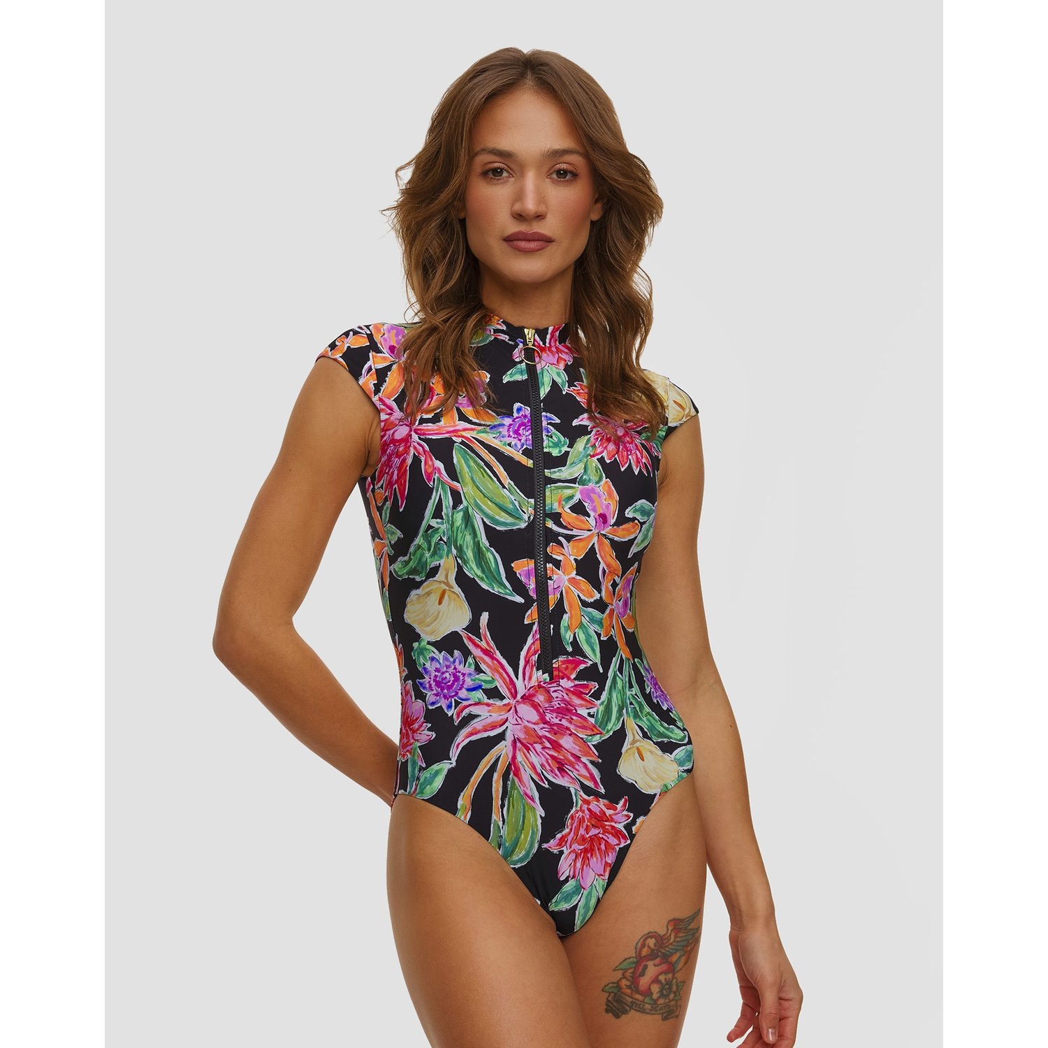 Strój Kąpielowy Damski Seafolly Zip Front One Piece