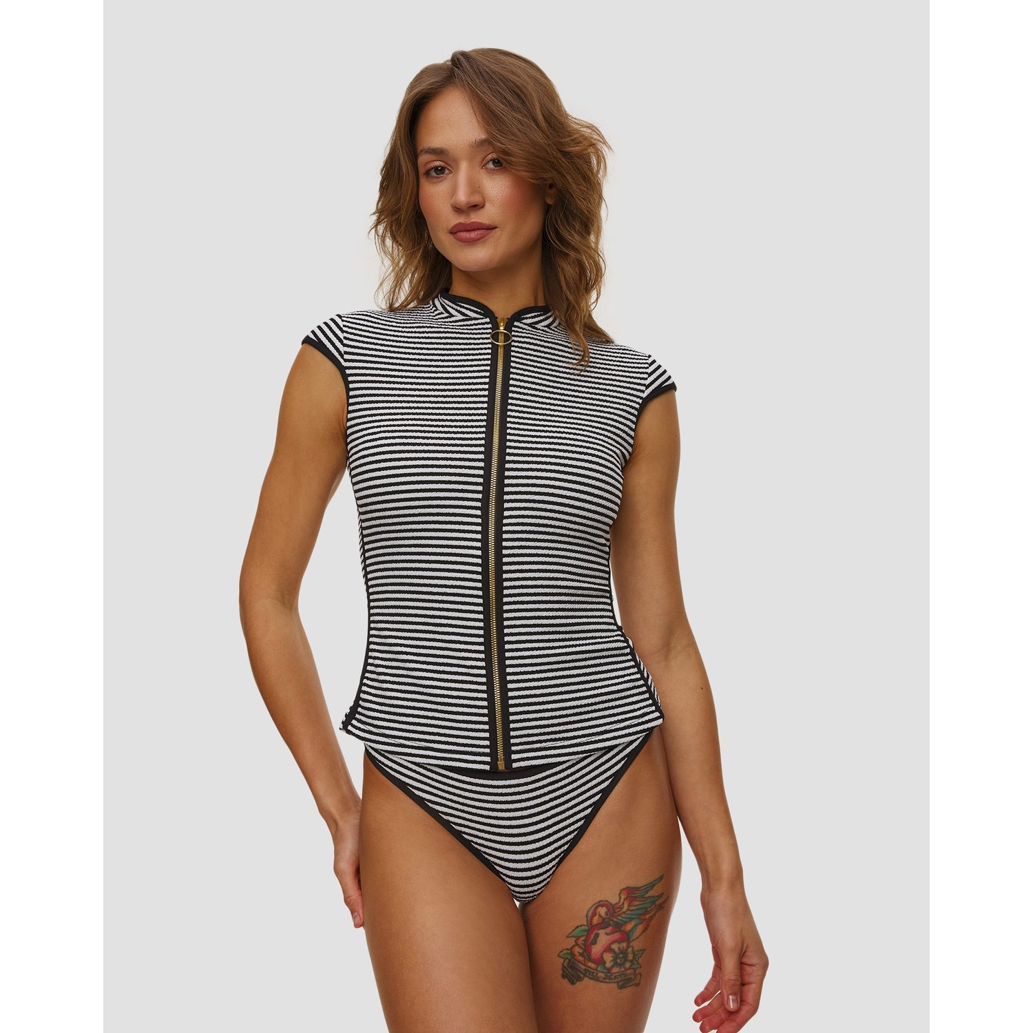 Top Kąpielowy Damski Seafolly Cap Sleeve Sunvest