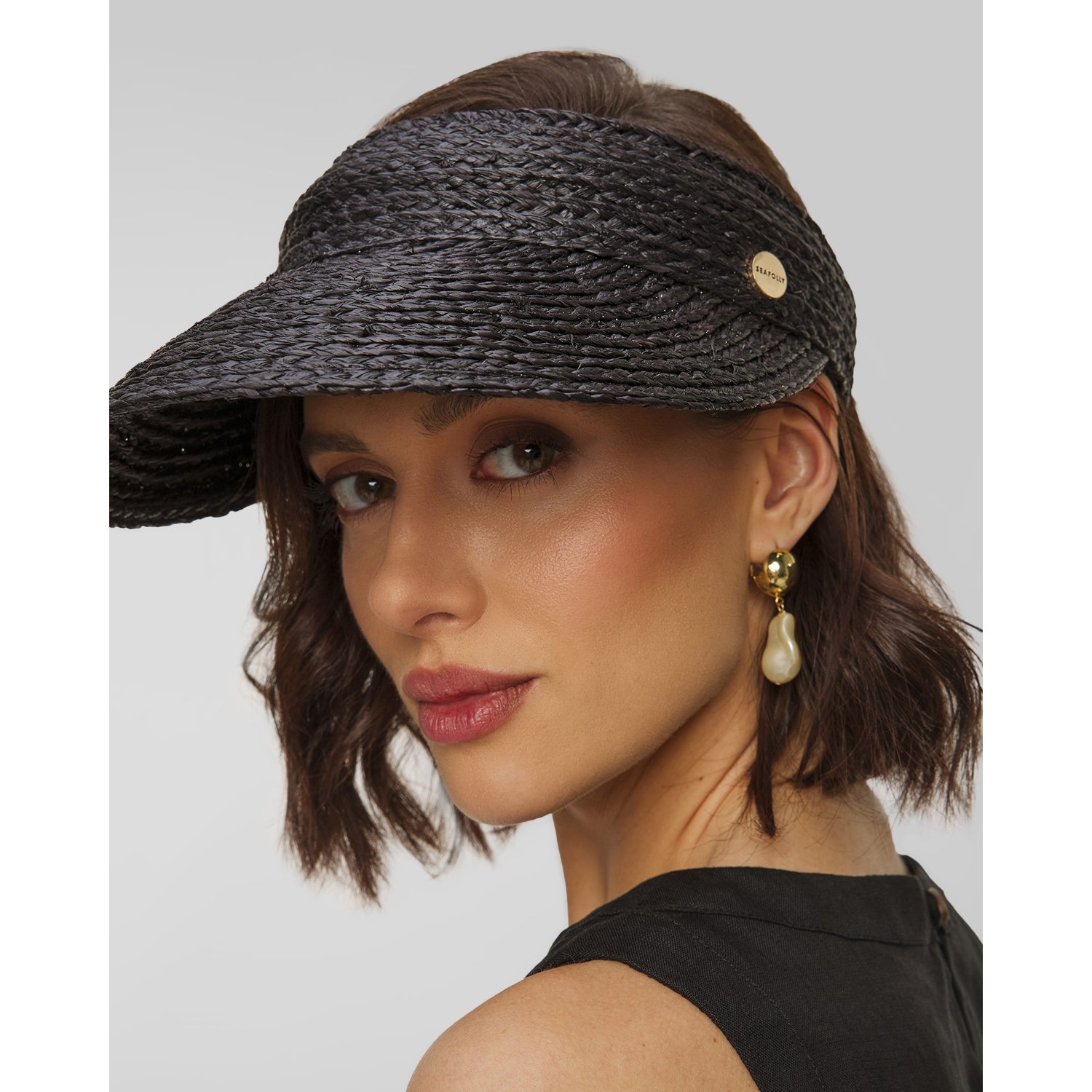 Daszek Damski Seafolly Raffia Visor