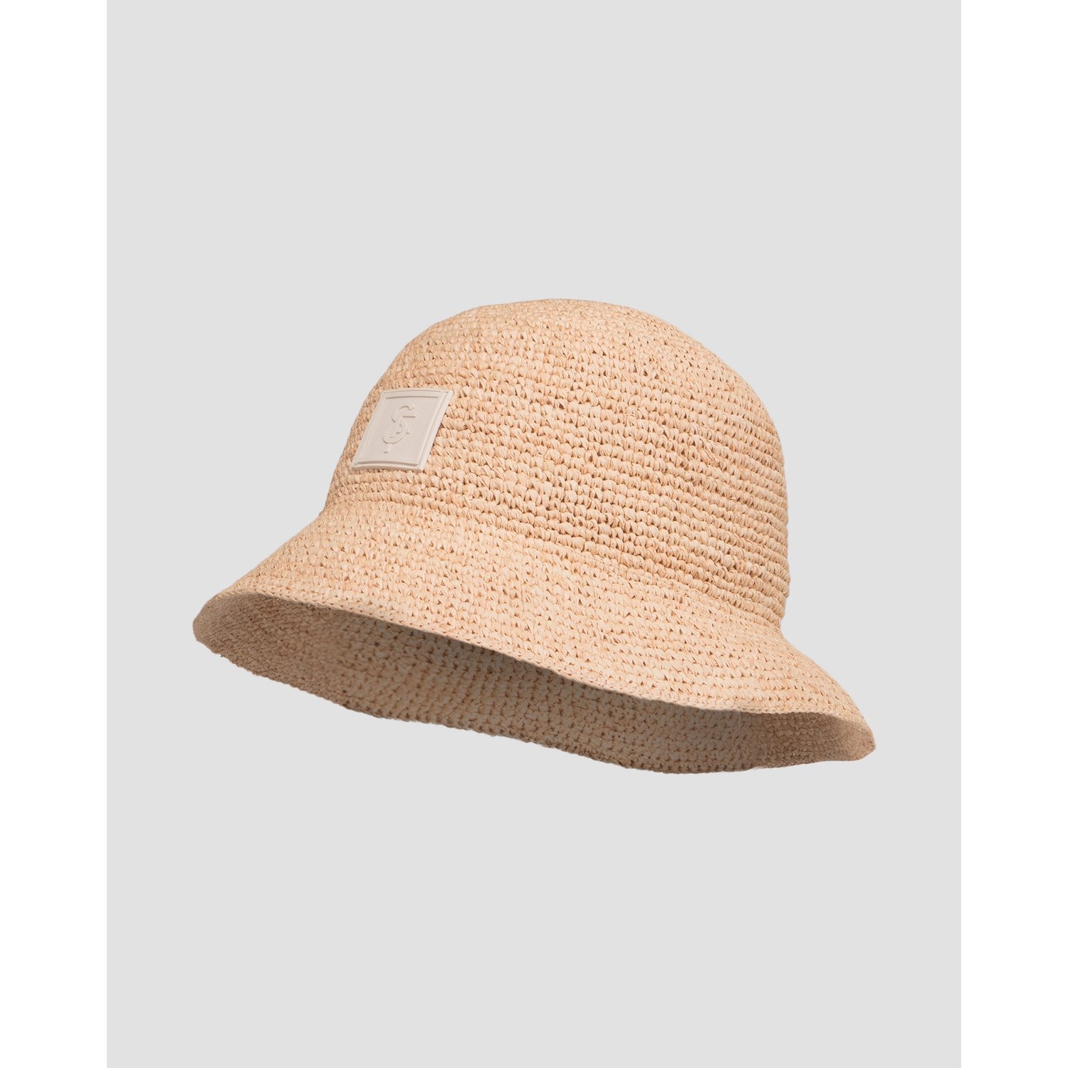 Beżowy Kapelusz Damski Seafolly Atlantis Raffia Cloche Hat