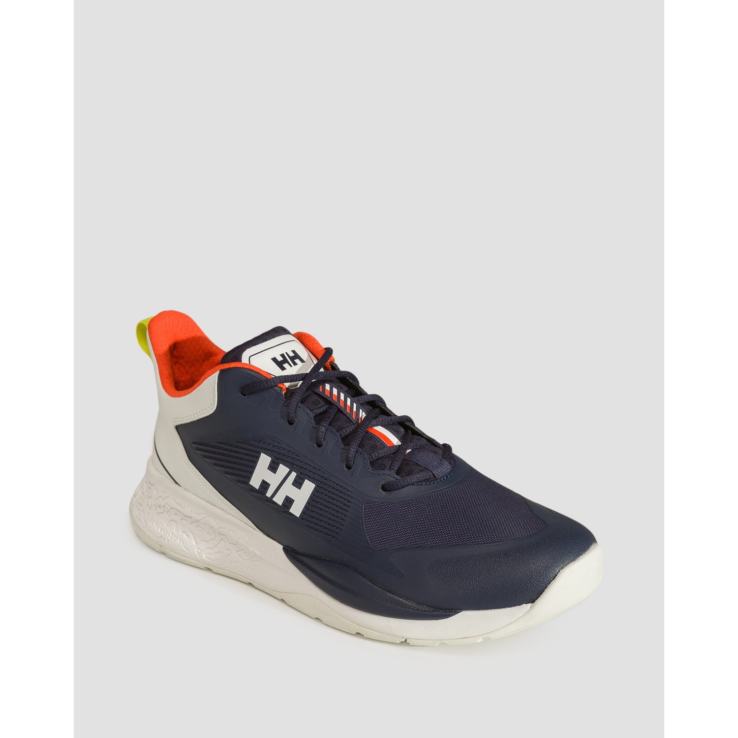 Granatowo-białe Buty żeglarskie Męskie Helly Hansen Foil Ac-37 Low