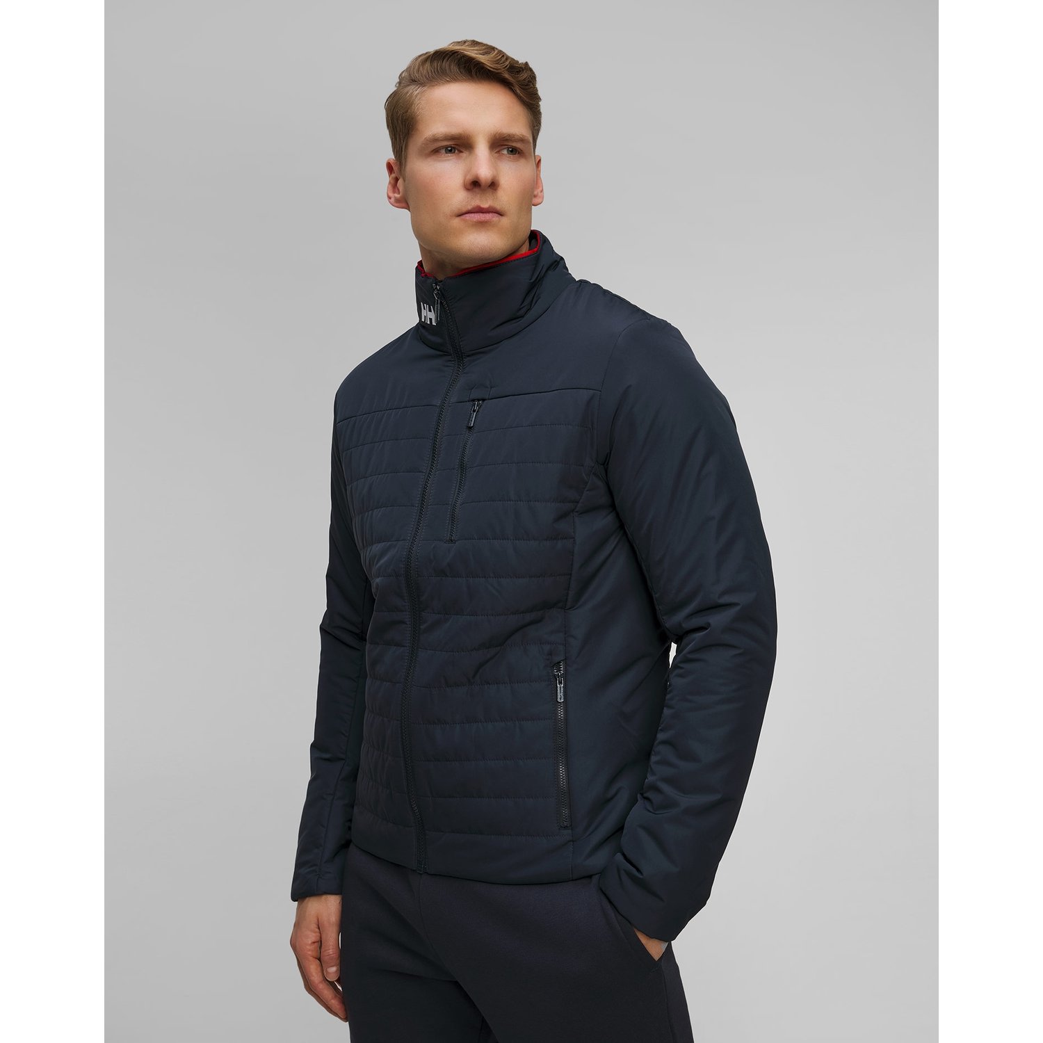 Kurtka Ocieplana Męska Helly Hansen Crew Insulator Jacket 2.0 Granatowa