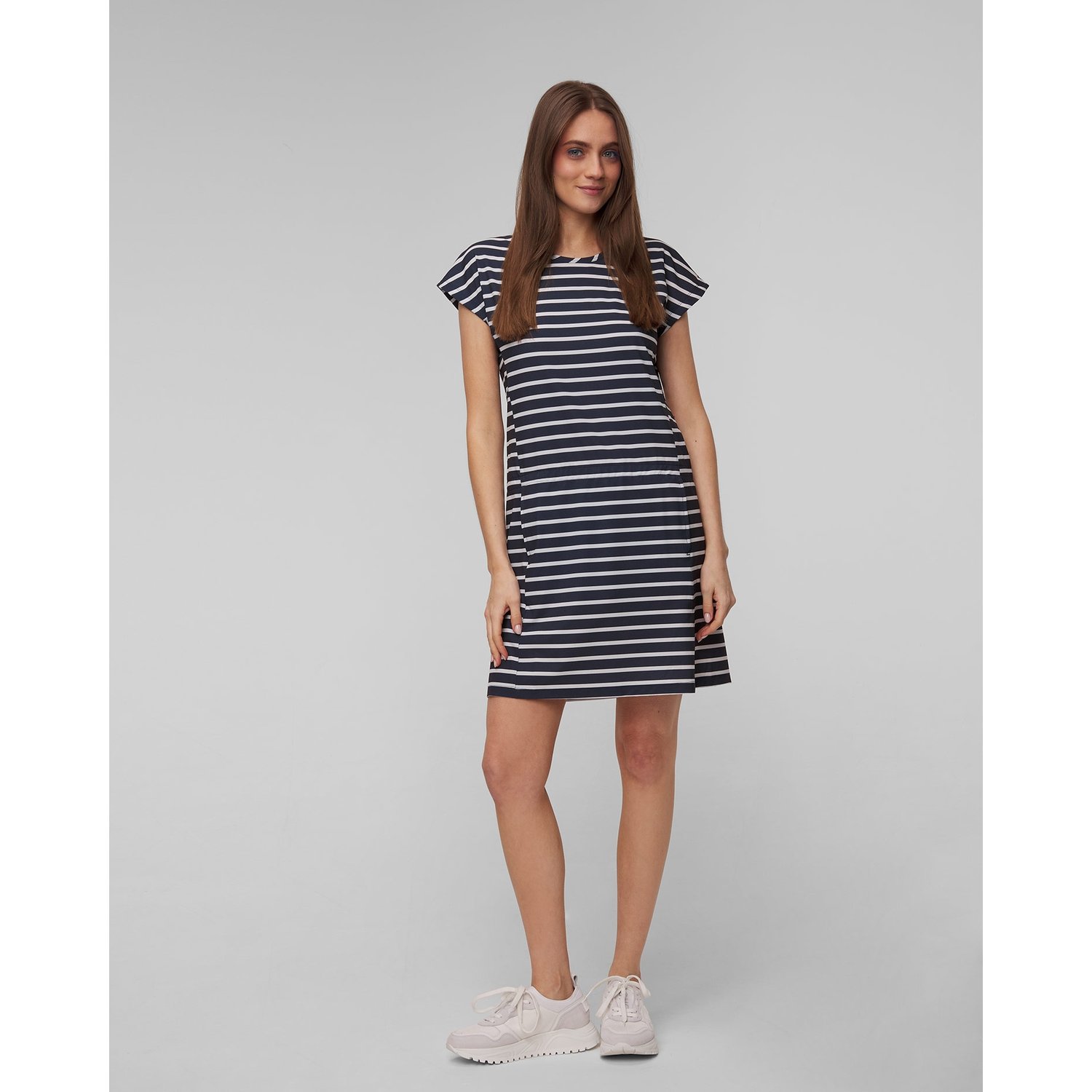 Granatowo-biała Sukienka Damska Helly Hansen Thalia Summer Dress 2.0