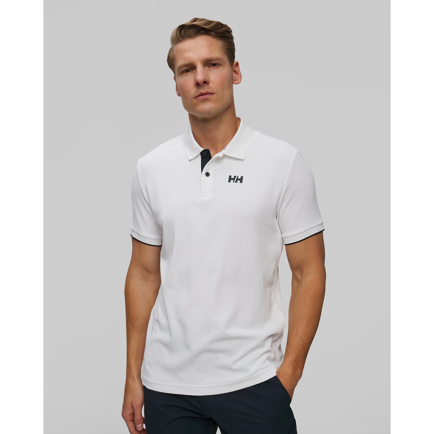 Polo Męskie Helly Hansen Ocean Polo 2.0 Białe