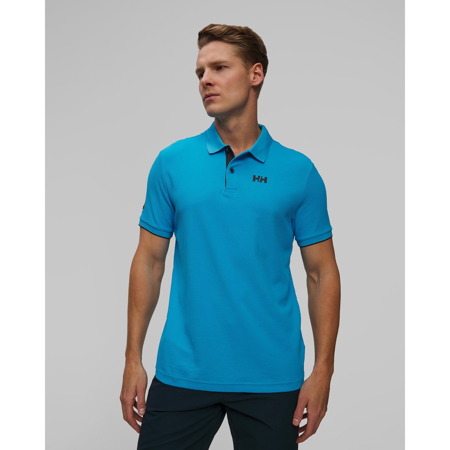 Polo Męskie Helly Hansen Ocean Polo 2.0 Niebieskie