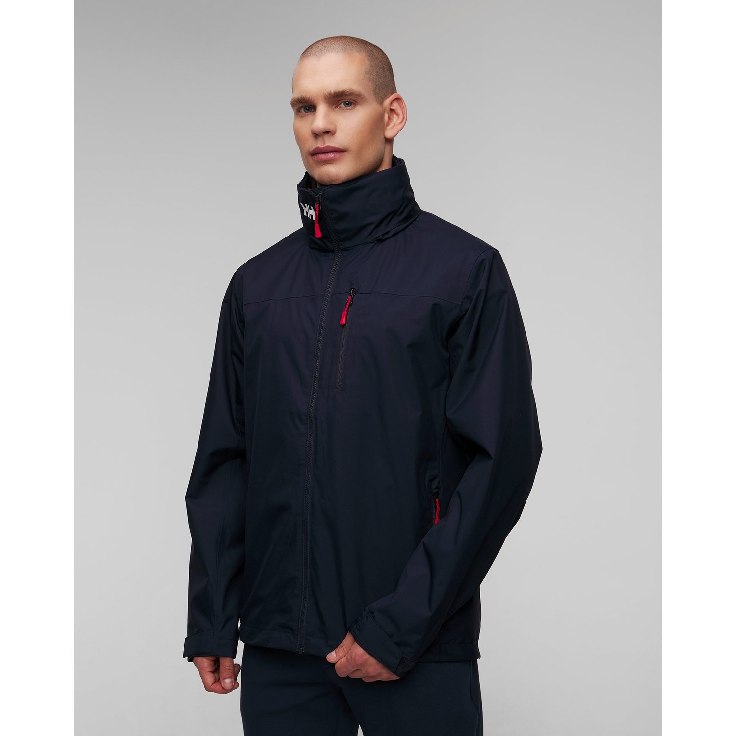 Granatowa Kurtka żeglarska Męska Helly Hansen Crew Hooded Jacket 2.0