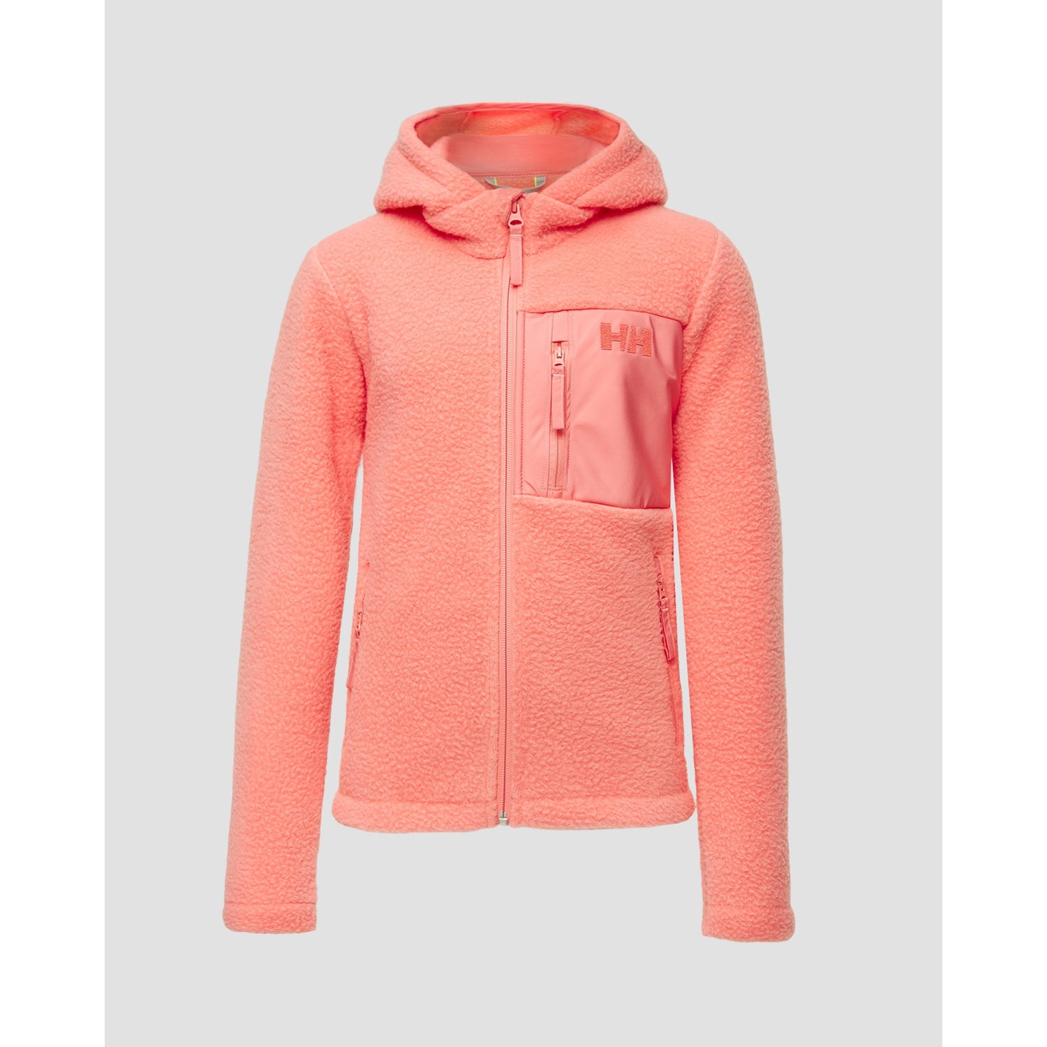 Koralowa Dziewczęca Bluza Polarowa Helly Hansen Jr Champ Pile Jacket