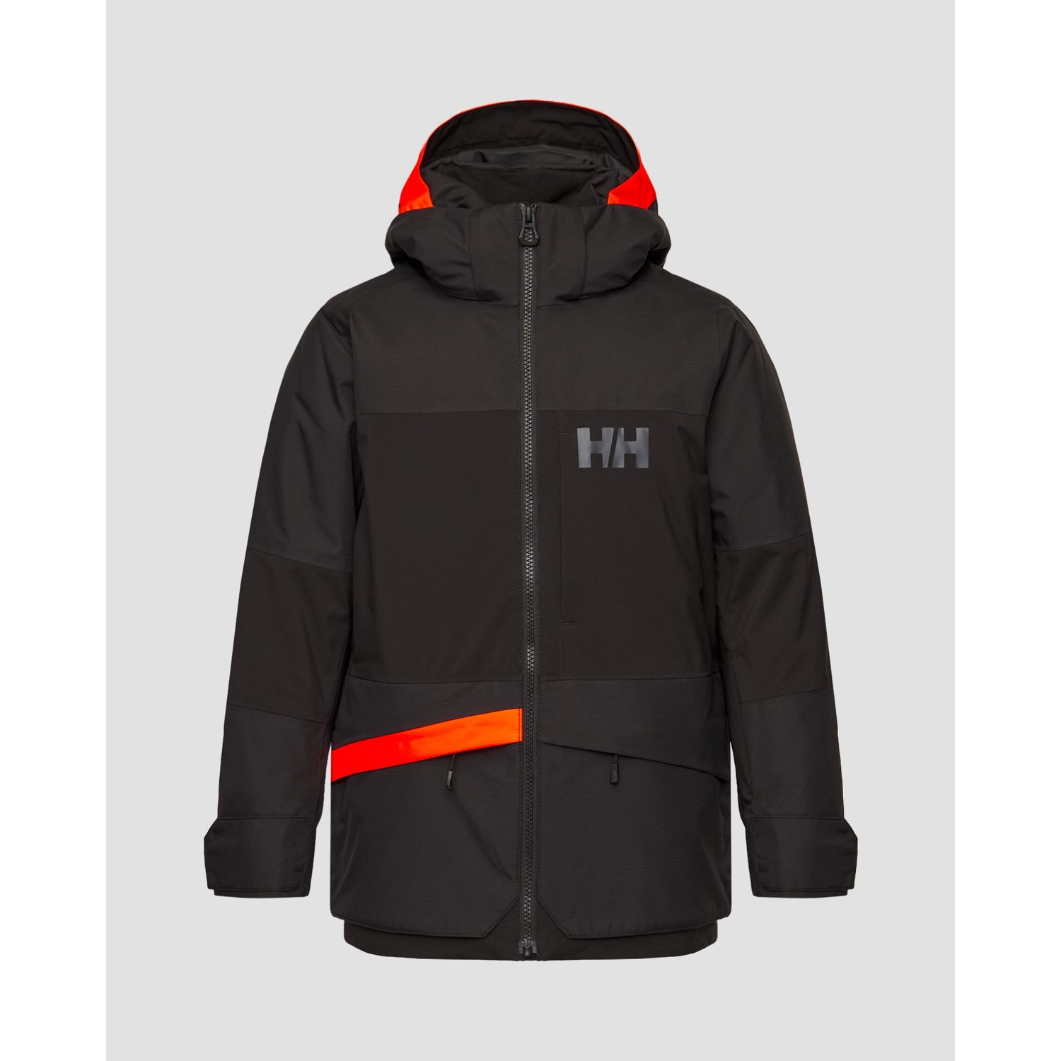 Kurtka Narciarska Dziecięca Helly Hansen Jr Summit 2.0 Jacket Czarna