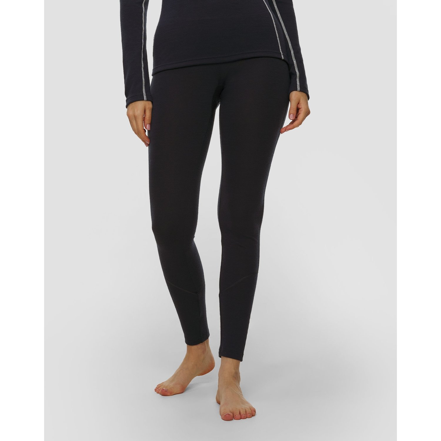 Granatowe Legginsy Termoaktywne Damskie Helly Hansen Lifa Merino Midweight Pant