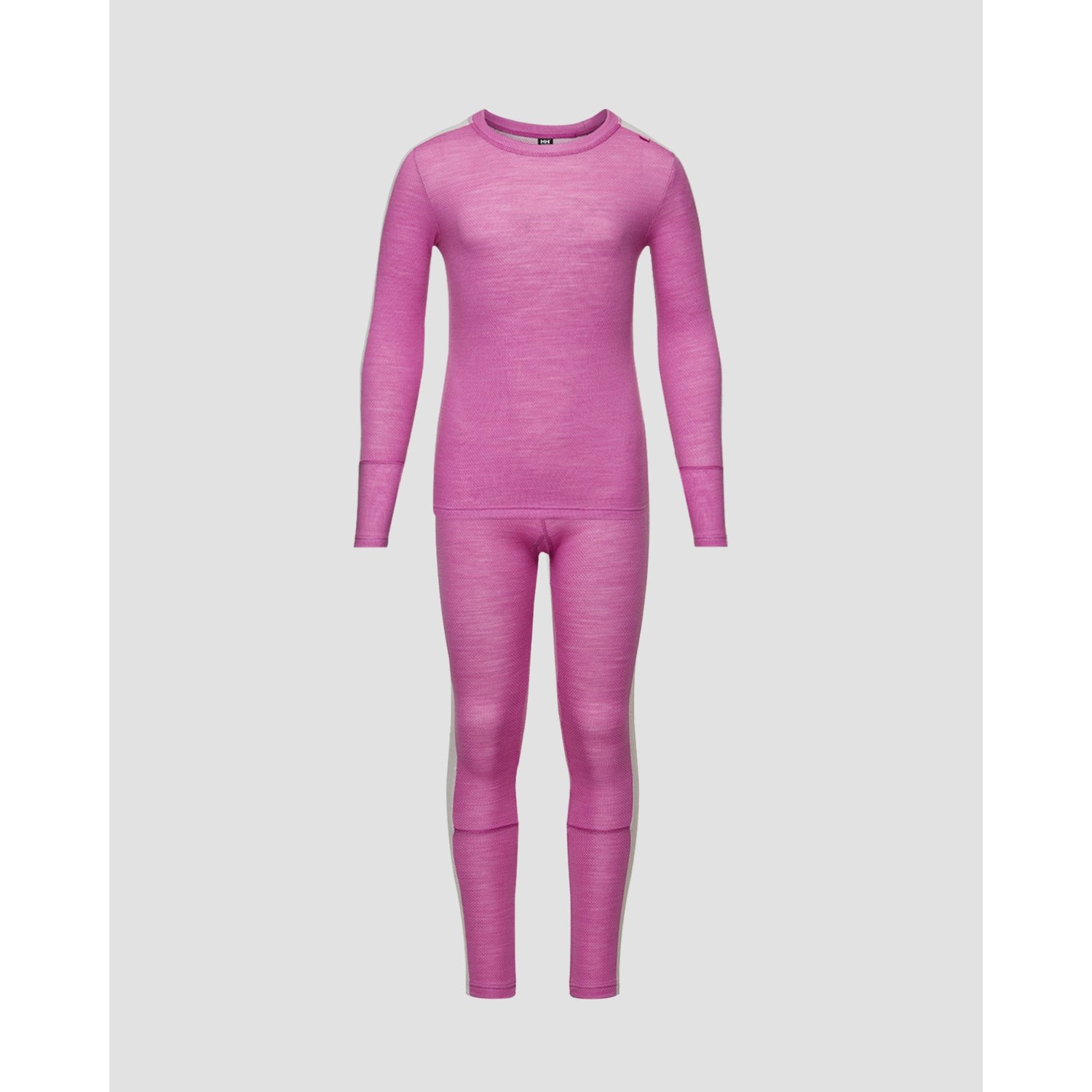 Zestaw Dziewczęcej Bielizny Termoaktywnej Helly Hansen Jr Lifa Merino Midweight Set Różowy