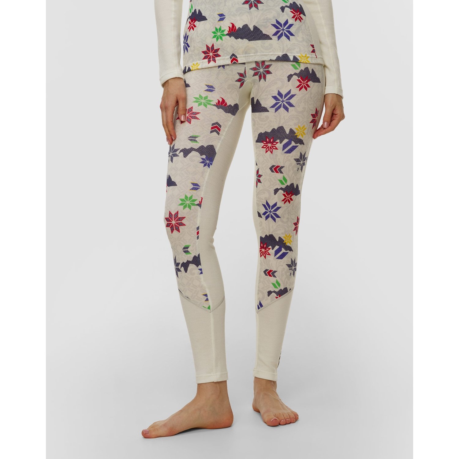 Leginsy Termoaktywne Damskie Helly Hansen W Lifa Merino Midweight Graphic Pant