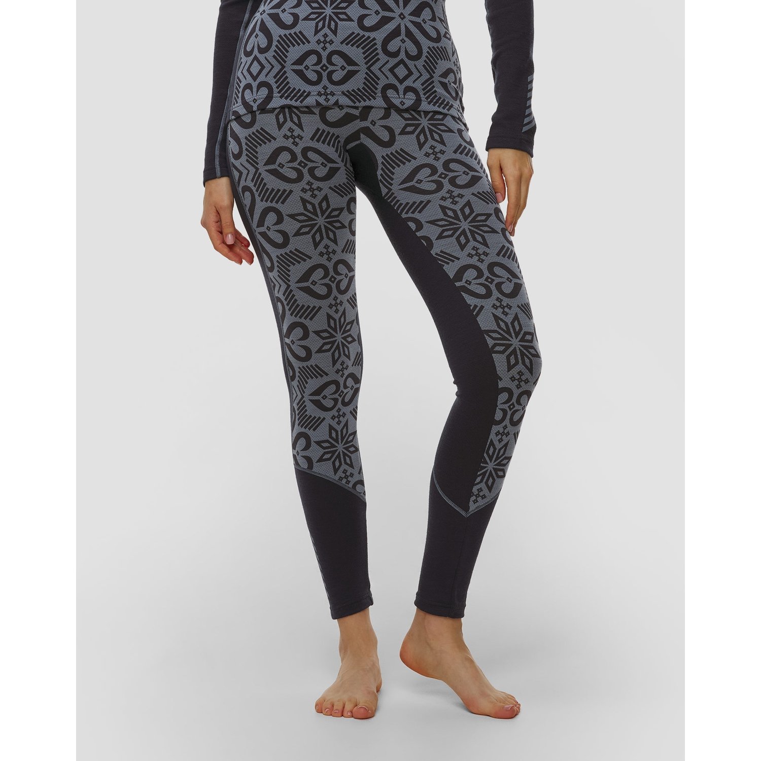 Leginsy Termoaktywne Damskie Helly Hansen W Lifa Merino Midweight Graphic Pant