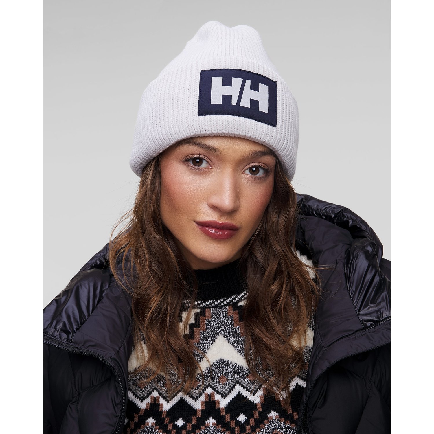 Szaro-beżowa Czapka Helly Hansen Hh Box Beanie