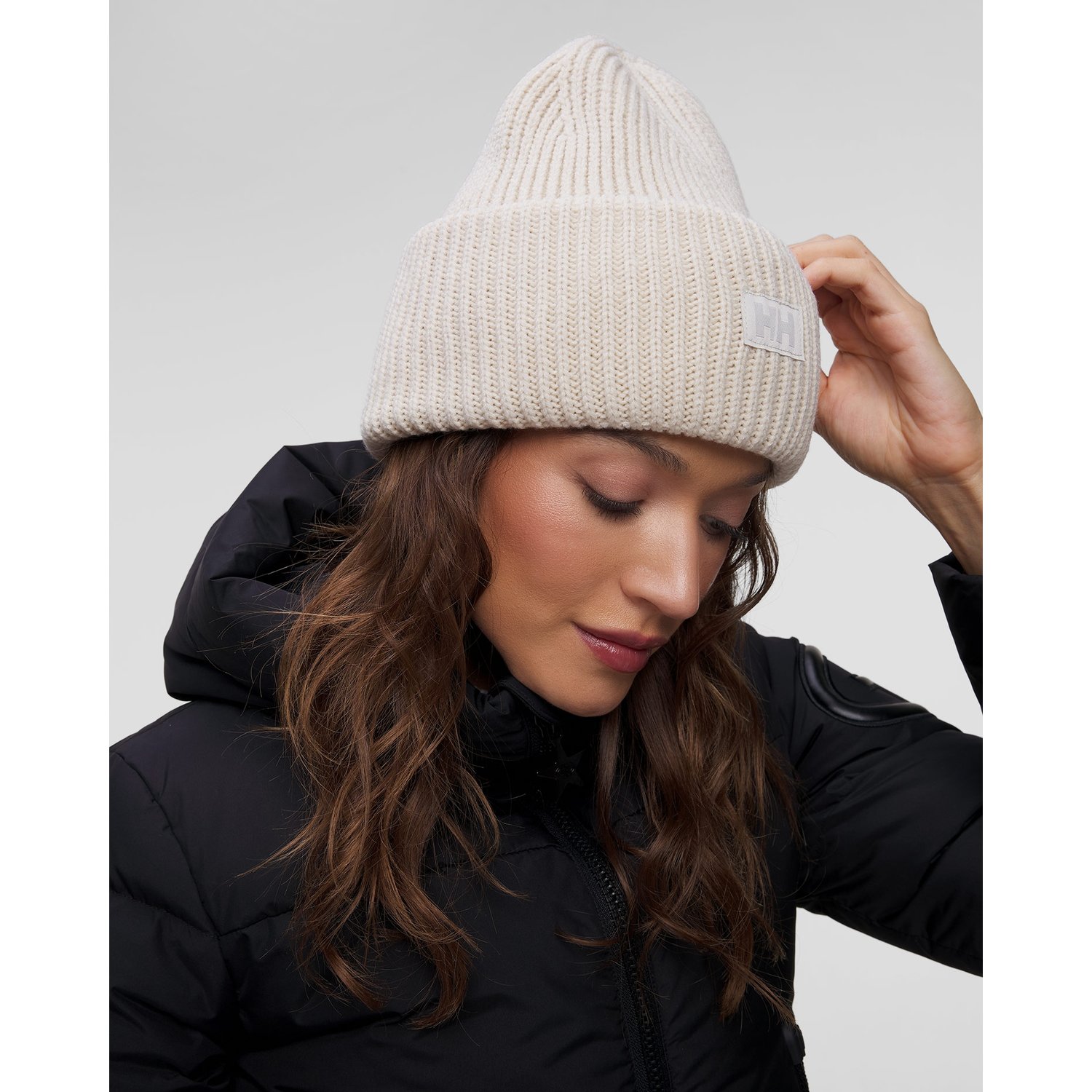 Beżowa Czapka Ze ściągaczem Helly Hansen Hh Rib Beanie